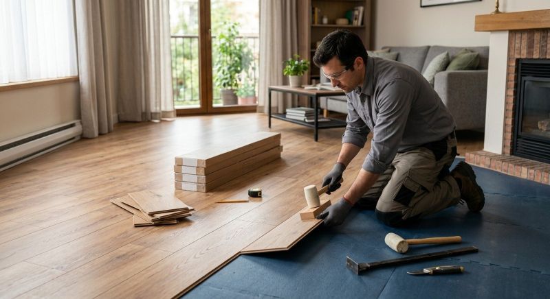 Laminate Floor Installation in Cotuit, MA