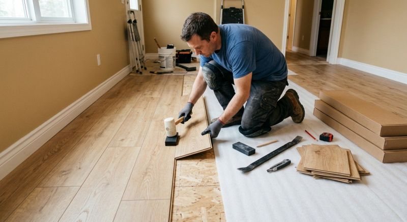 Laminate Floor Installation in North Falmouth, MA