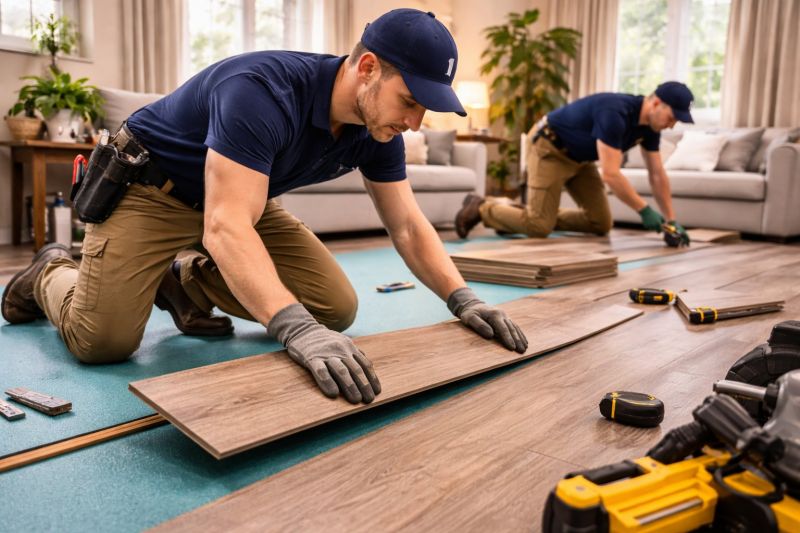 Laminate Floor Replacement in Hanson, MA