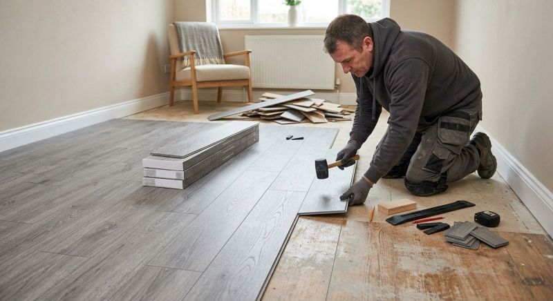 Laminate Floor Replacement in Kingston, MA