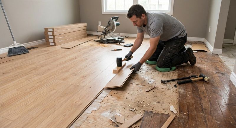 Laminate Floor Replacement in Wareham, MA