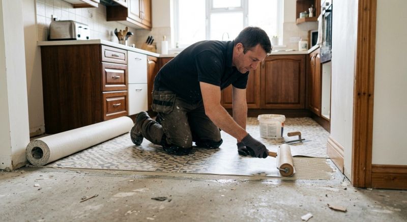 Linoleum Floor Installation in Hyannis, MA