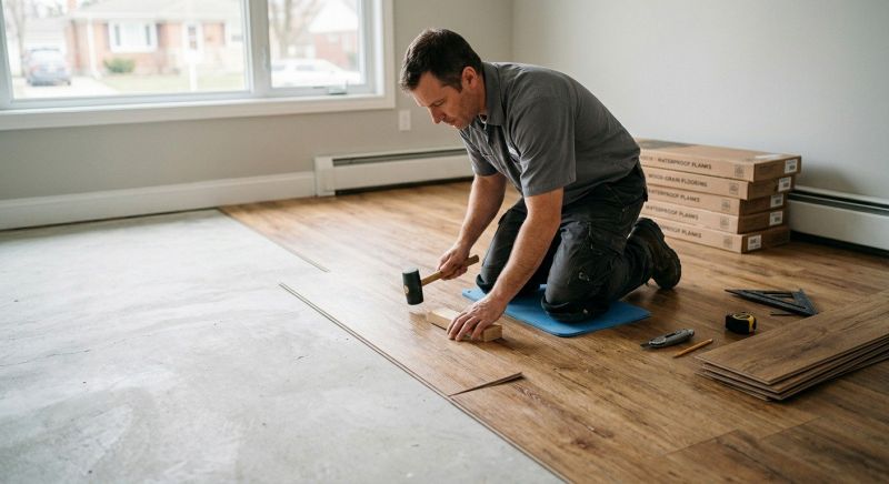 Linoleum Floor Installation in Sandwich, MA