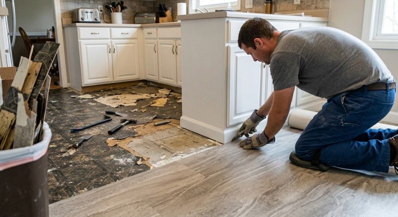 Linoleum Flooring Replacement in Wareham, MA