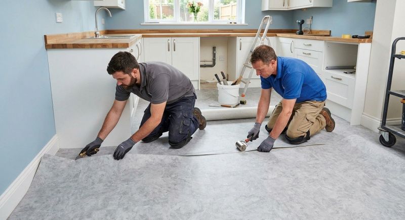 Sheet Linoleum Installation in Wareham, MA