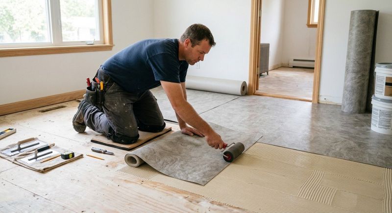 Sheet Vinyl Installation in Hanson, MA