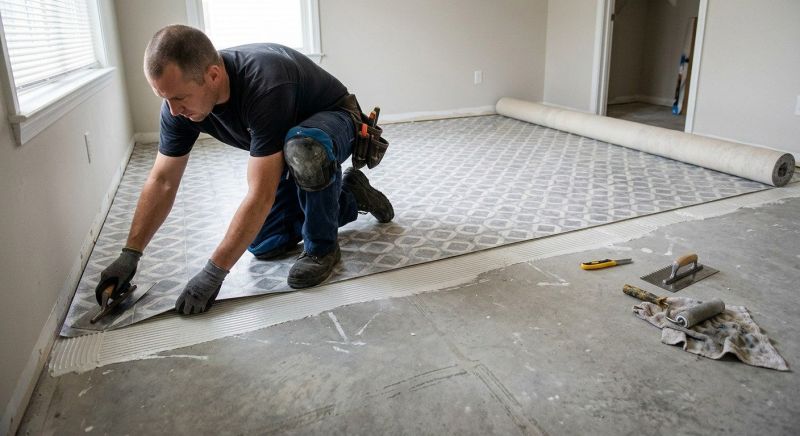 Sheet Vinyl Installation in Wareham, MA