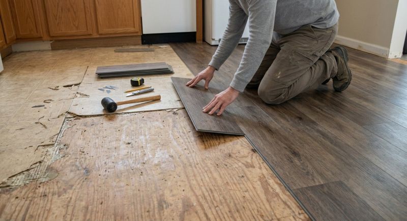 Vinyl Flooring Installation in Fairhaven, MA