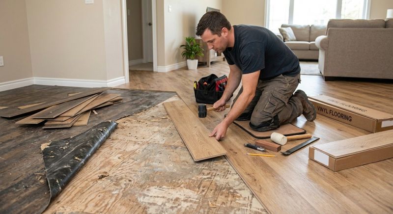 Vinyl Flooring Installation in North Falmouth, MA