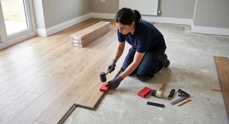 Vinyl Plank Floor Installation in Wareham, MA
